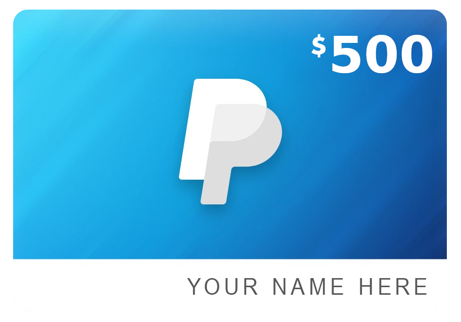 $500 PayPal Gift Card